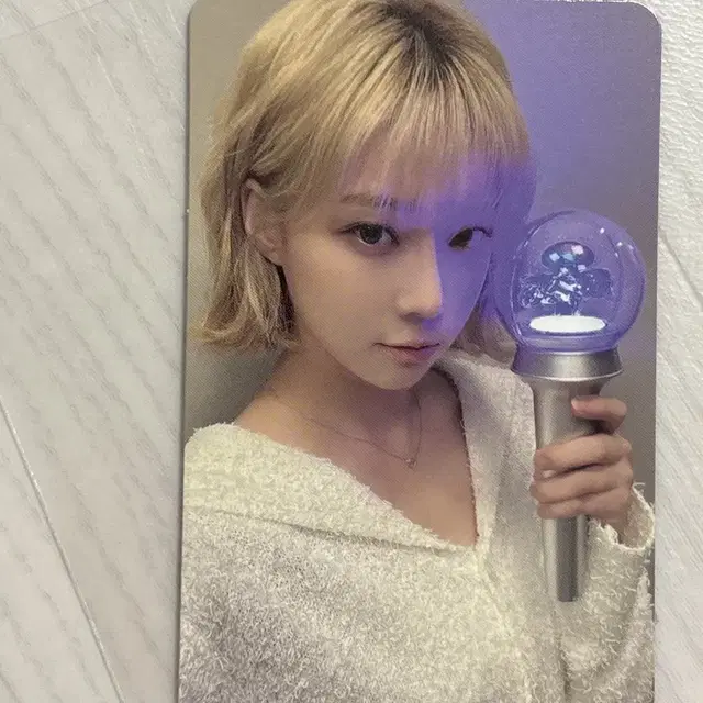 에스파 윈터 응원봉 포카