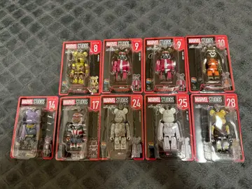 마블 스튜디오 베어브릭 제일복권 9체 세트 (낱개 판매 1체 600엔)