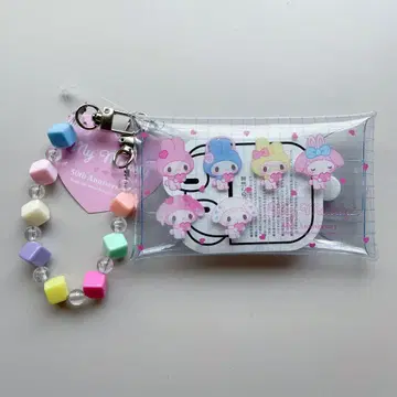 마이멜로디 50주년 키디랜드 비즈 체인 포함 클리어 멀티 케이스 S