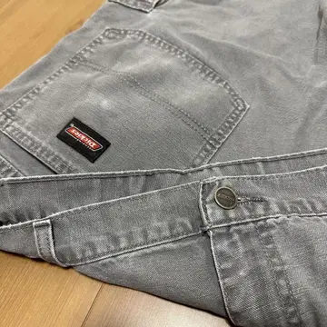 Dickies 40 사이즈 그레이 카고 숏팬츠 오버 사이즈