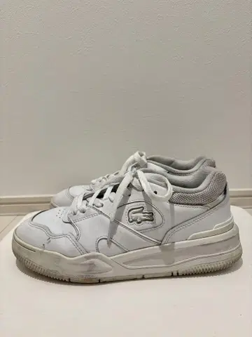 Lacoste 화이트 스니커즈 24cm