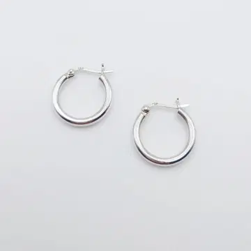 귀걸이 925 실버 SILVER 후프 귀걸이