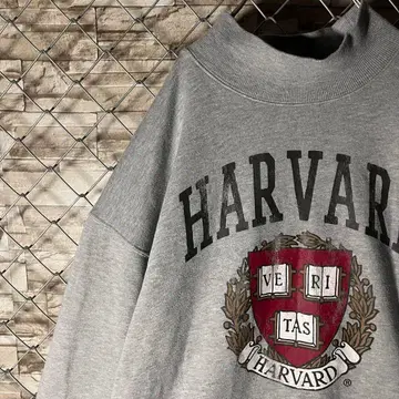 아메리칸 빈티지 하버드 대학 칼리지 맨투맨 미들 넥 레어