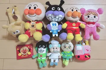호빵맨 봉제 인형 파우치 묶음 판매