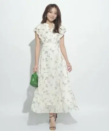 저스길리티 플라워 프린트 프릴 원피스 JUSGLITTY