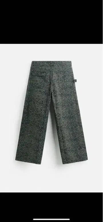 ZARA 레오파드 무늬 와이드 팬츠