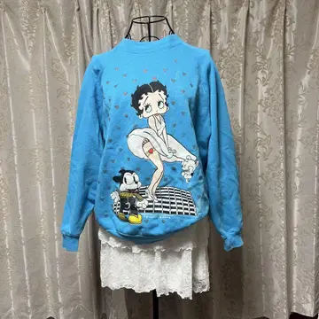 BettyBoop 베티짱 맨투맨 해외 걸 아메리칸 빈티지