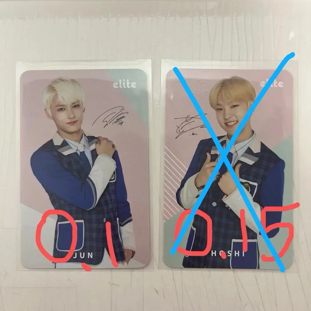 Seventeen Jun Elity school uniform poca