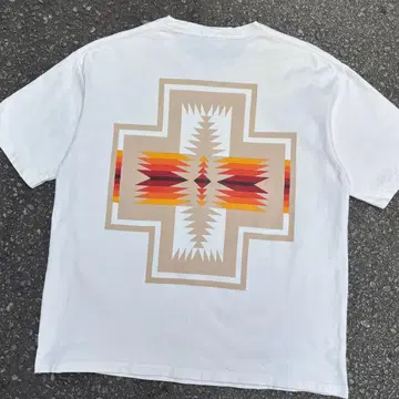 PENDLETON 펜들턴 백 프린트 크루넥T셔츠