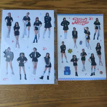 twice 2025 시즌 그리팅 봉입 스티커 사진 스탠드