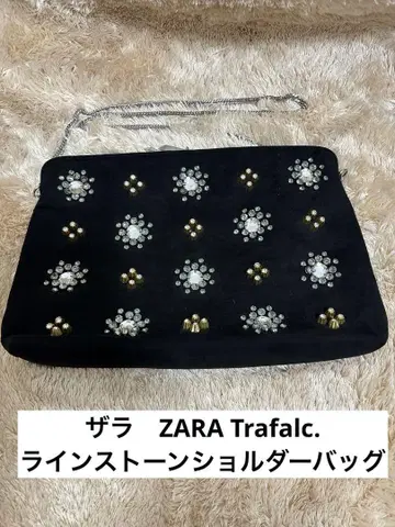 자라 ZARA Trafalc. 큐빅 숄더백
