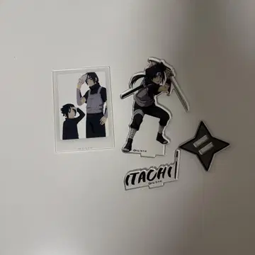 NARUTO 우치하 이타치 우치하 사스케 우치하 형제 아크릴 스탠드 세트
