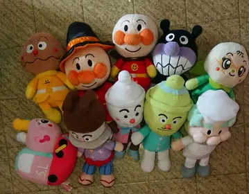 호빵맨 봉제 인형 세트