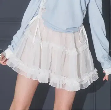 치루토 파니에 스커트 Lovilyn 화이트 S