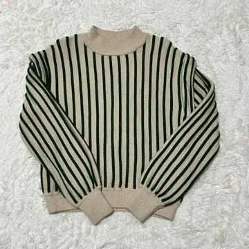 아메리빈티지 라메 니트 SWELL STRIPE KNIT
