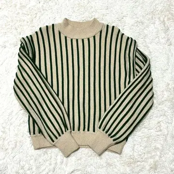 아메리빈티지 라메 니트 SWELL STRIPE KNIT