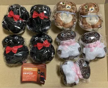 CACAOCAT 플러시 토이 카카오캣 봉제 인형 세트