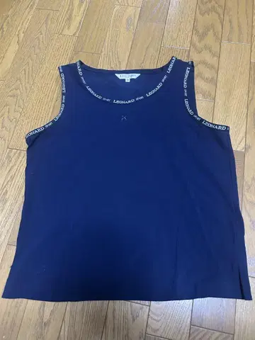 LEONARD SPORT 탱크탑 네이비 XL