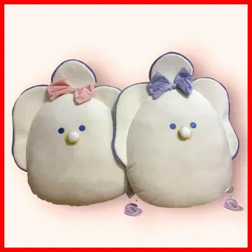 동글동글 눈망울의 생굴 꾸미기 퐁신퐁신 빅 봉제 인형 2종 세트