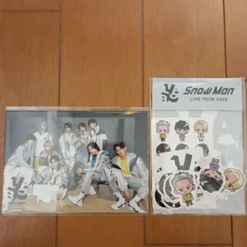 SnowMan 라보 오리지널 사진 세트 & 스티커 스노치루