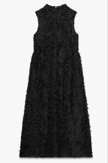 ZARA 자라 프린지 미디 원피스 L