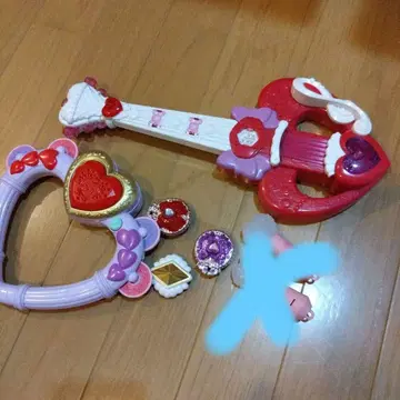 프리큐어 완구 세트 멜로디 탬버린 트윈 러브 기타