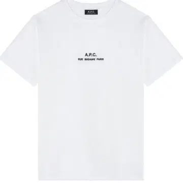 a.p.c 아페쎄 자수 로고 T셔츠 상의