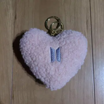BTS GELATO PIQUE 하트 키링 핑크
