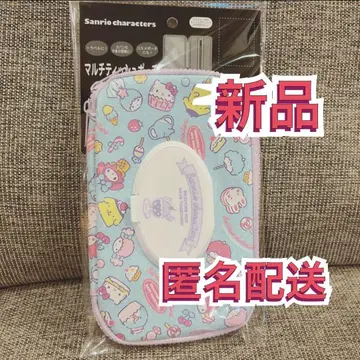 새상품 산리오 캐릭터즈 멀티 티슈 파우치 산리오 Sanrio