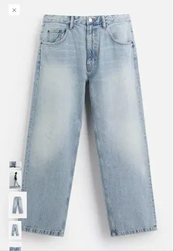 BAGGY FIT 데님 팬츠 EU38