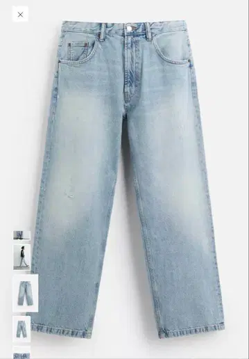 ZARA BAGGY FIT 데님 팬츠 EU38