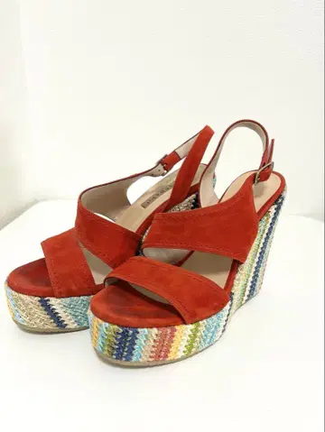 ALBANO 웨지 샌들 24.5cm