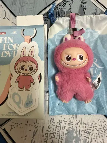 LABUBU PIN FOR LOVE 봉제 인형 Q