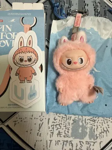LABUBU PIN FOR LOVE 봉제 인형 U