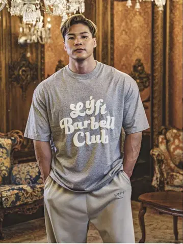 리프트 LYFT Barbell Club 그레이 T셔츠 완판템