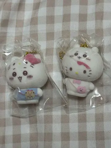 치이카와 산리오 시크릿 플로키 마스코트 참 치이카와 키티