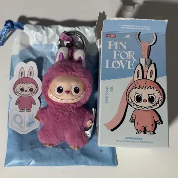 LABUBU 봉제 인형 펜던트 PIN FOR LOVE Q