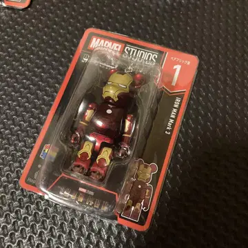 1 MARVEL 베어브릭 1 아이언맨 마크 3