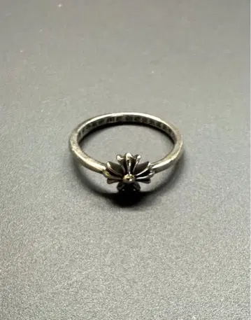 실버 크로스 모티브 꽃 모티브 반지 14, 16호 실버 925 각인 있음