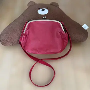 컨디션 최상 가마구치 숄더백