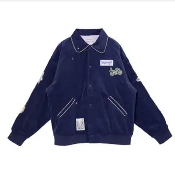 Corduroy Wappen Jacket (Navy) L ZUTOMAYO