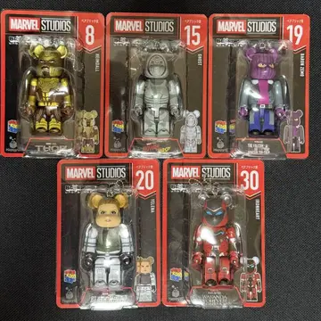 Happy 복권 BE@RBRICK 베어브릭상 5체 세트
