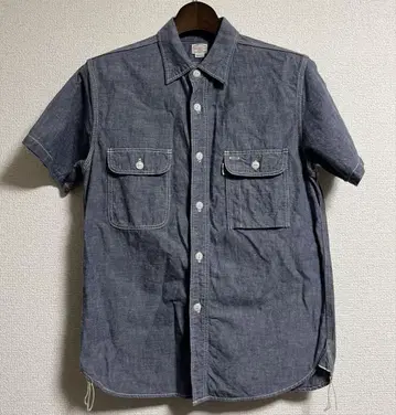 쿠티 프로덕션 Chambray S/S 워크 셔츠
