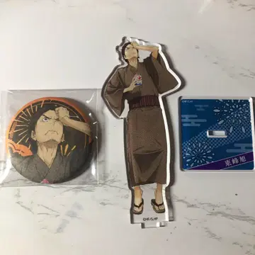 하이큐 아즈마네 아사히 와지풍 캔뱃지 아크릴 스탠드 유카타