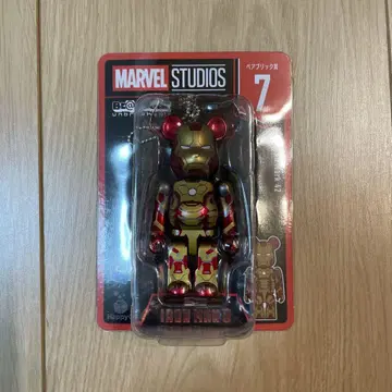 MARVEL 해피 복권 베어브릭 7번 아이언맨 마크 42