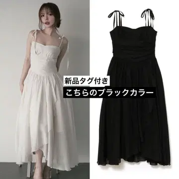 Andmary Wendy seethrough flare dress