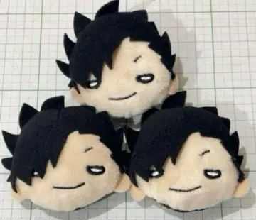 하이큐!! 니토탄 인형 배지 페이스 쿠로오 테츠로 3세트