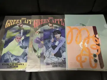 제일복권 Mrs. GREEN APPLE F상 클리어 파일&스티커 1