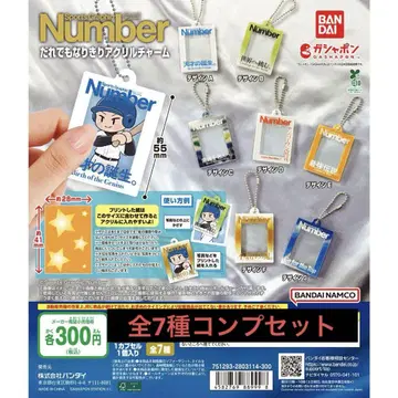 Number 누구든지 변신 아크릴 참 전 7종 컴프 세트
