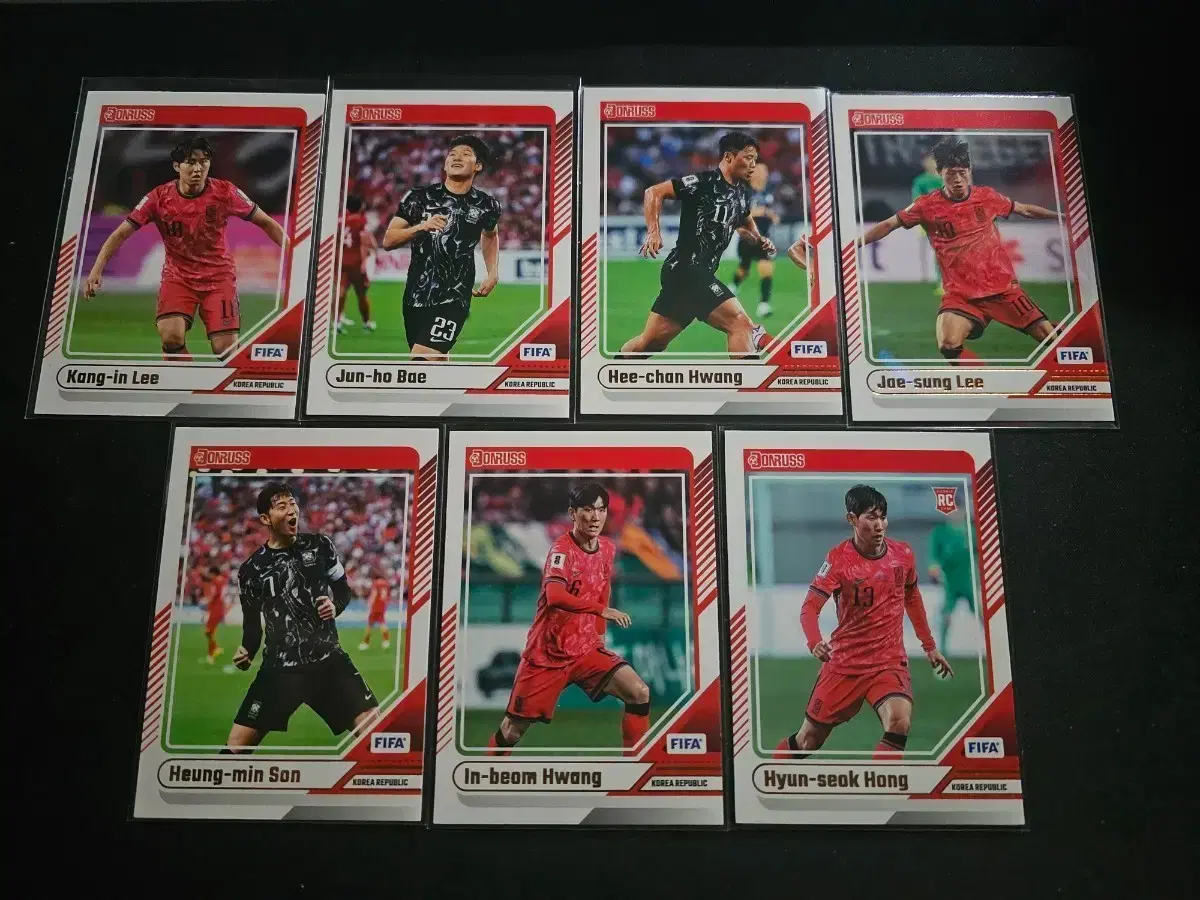 24/25파니니돈러스 대한민국 손흥민,이강인등 축구카드 7장세트-337-